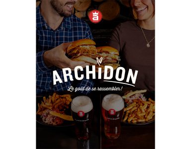 Une bière, un repas. Archibald redonne pour lutter contre la faim !