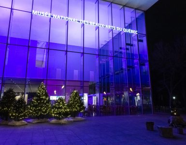 Entrée du pavillon Pierre Lassonde du MNBAQ. Photo : MNBAQ, Louis Hébert.